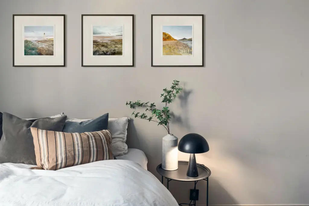Bedroom Wall art featuring Scottish Landscape art prints by dundee artist Carol McEwan