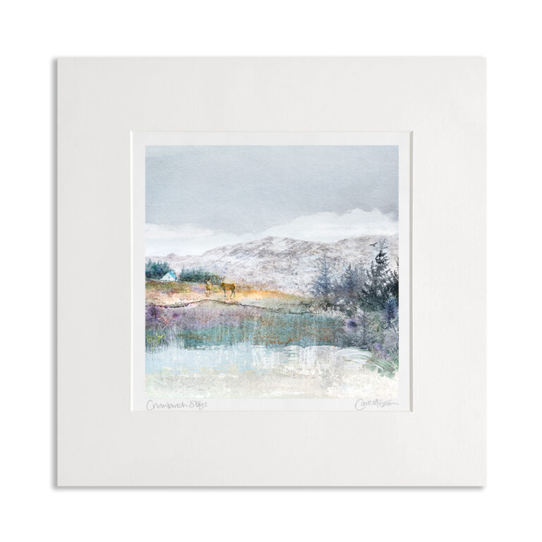 Crianlarich Stags by Carol McEwan